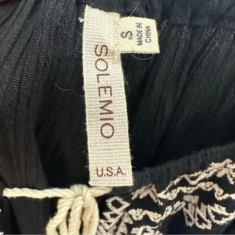 ‎Solomio small black dress